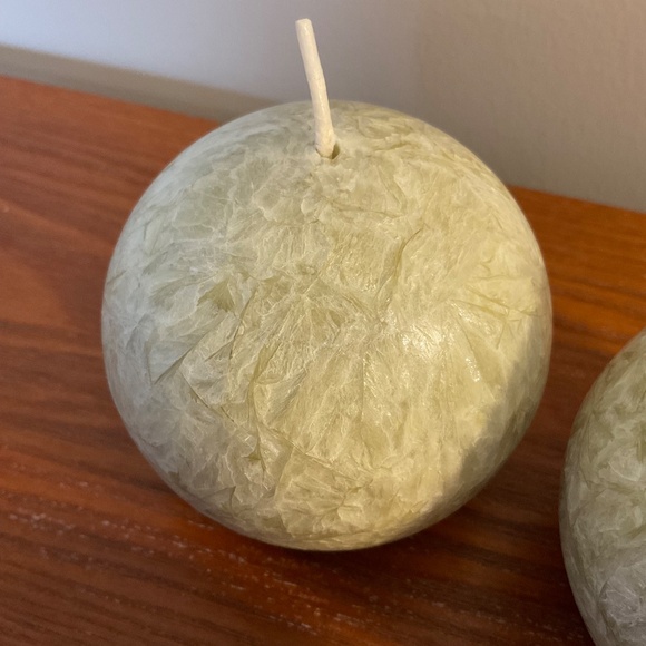**Free with Purchase** Candles - Rustic Ball Candles - Set of 3 - Picture 5 of 12